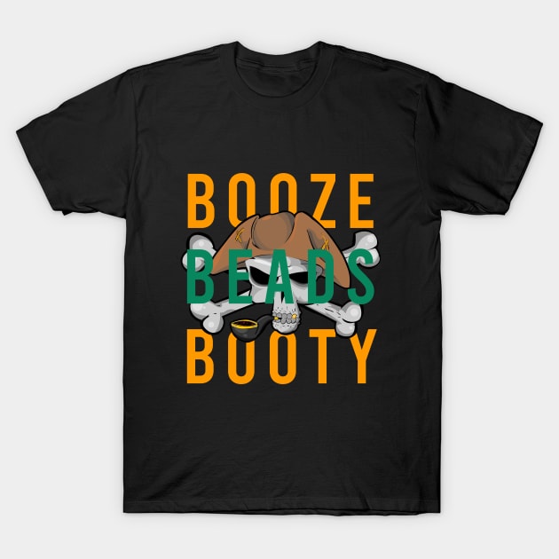 Booze beads booty T-Shirt by cypryanus